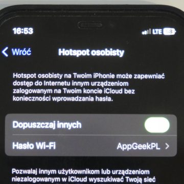 Jak włączyć hotspot w iPhone aby udostępnić Internet innym urządzeniom?
